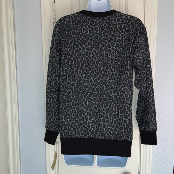 MICHAEL Michael Kors Cheetah Print MK Logo Sweatshirt. NWT! - Picture 5 of 6